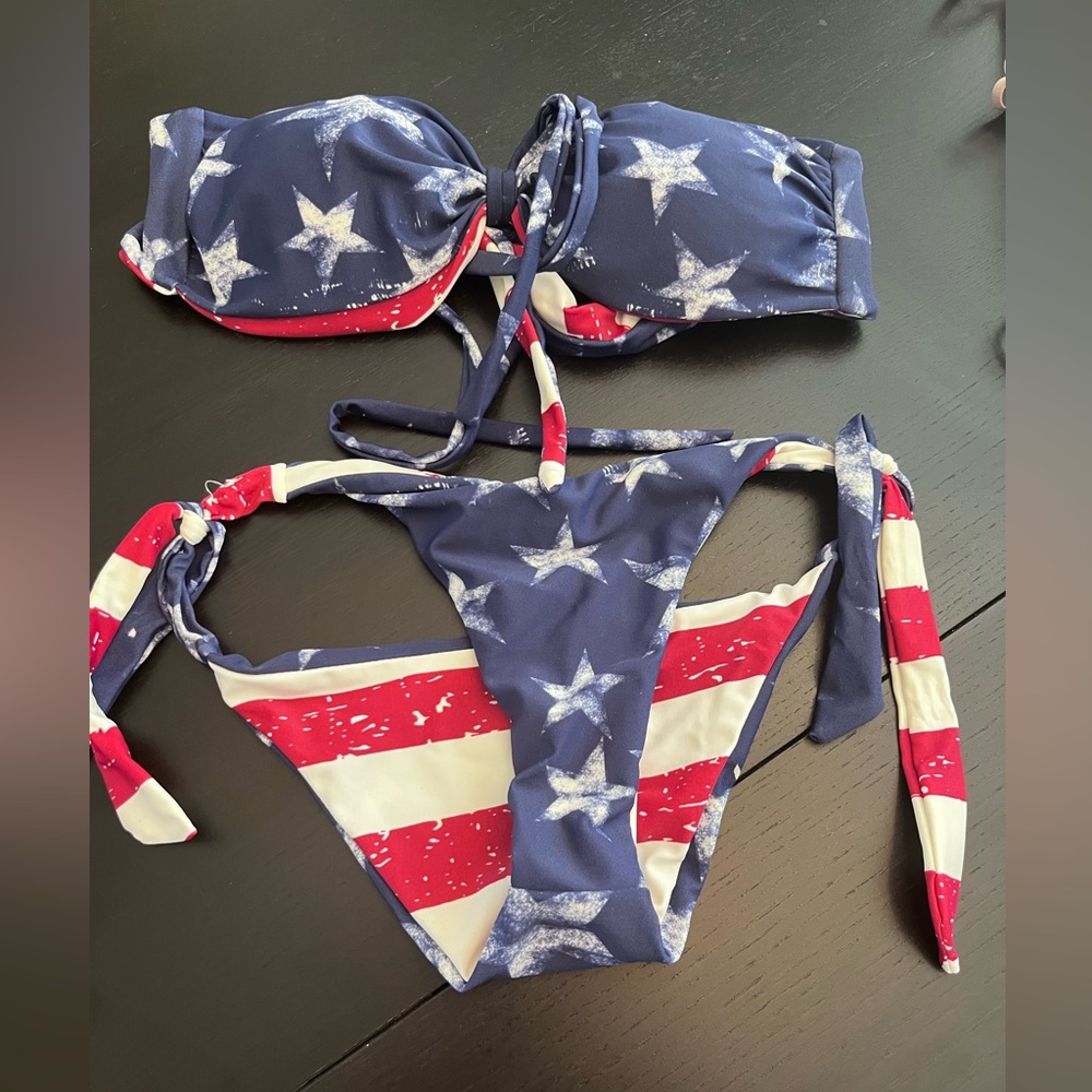 American flag bikini